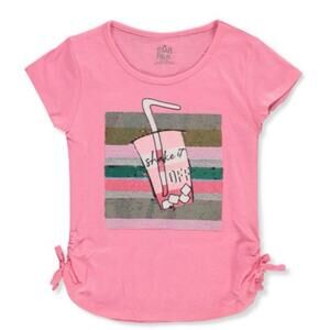 Sweet Butterfly Hello Shake Flip Sequin Top